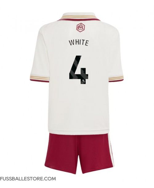 Günstige Arsenal Ben White #4 3rd trikot Kinder 2025-26 Kurzarm (+ Kurze Hosen) Günstige Arsenal Ben White #4 3rd trikot Kinder 2025-26 Kurzarm (+ Kurze Hosen)